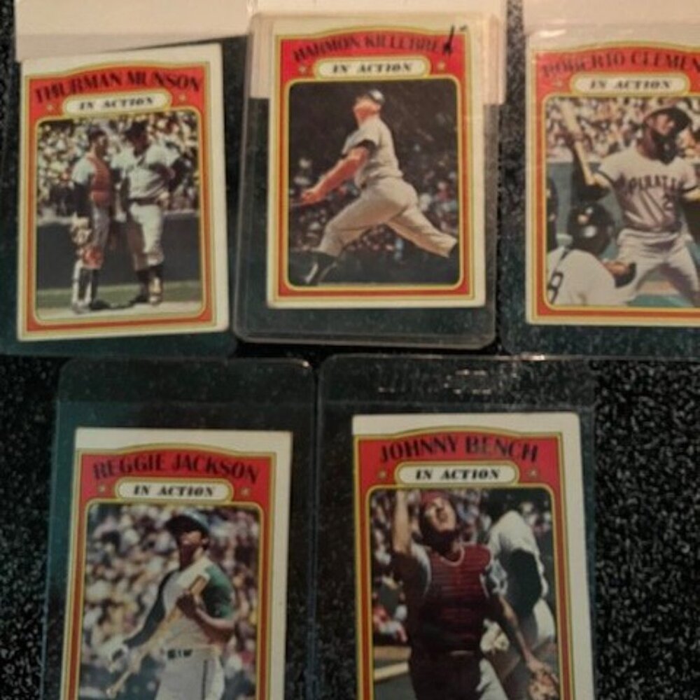 1972 In Action Baseball cards
